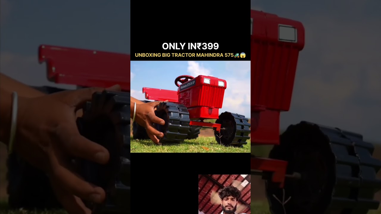 Unboxing RC Big Tractor Mahindra 575 