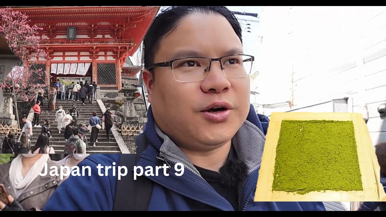 My Japan trip vlog 9 - Exploring Kyoto temples and eating at Maccha house experience 2024