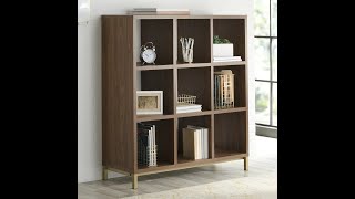 Better Homes & Gardens 9-Cube Organizer with Metal Base Guided Assembly