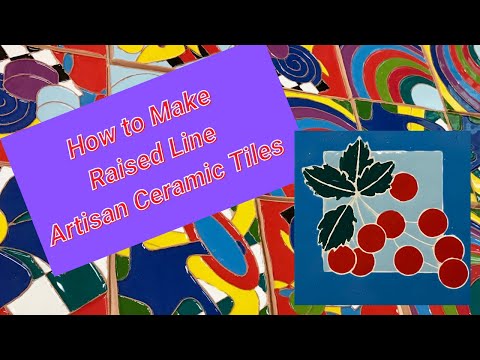 How to Make Raised Line Artisan Ceramic Tiles