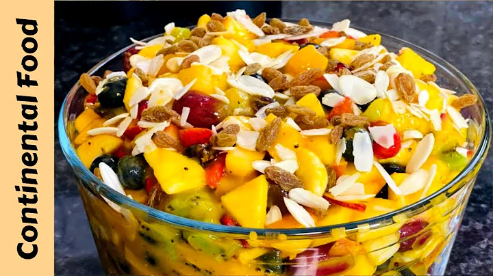 How To Make The Best Fruit Salad | Ramadan Special Juicy Mix Fruit Chaat By Continental Food