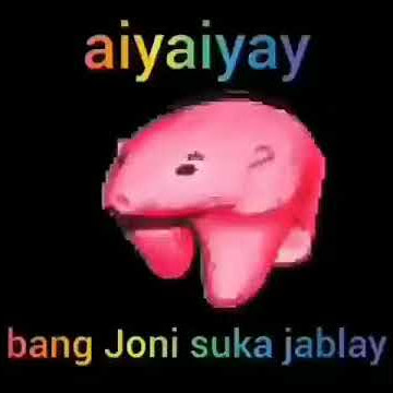 Bang Joni suka jablay🌝