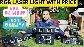 SBL ALL 6, 4 & 2 HEAD RGB 7 color Laser Light price multicolor dj disco TESTING | DJ Light price