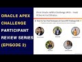Oracle APEX Challenge Real Application Review