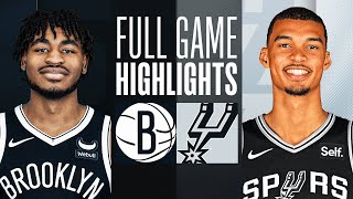 NETS at SPURS | FULL GAME HIGHLIGHTS | March 17, 2024