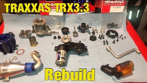 Traxxas REVO 3.3 nitro engine rebuild TRX3.3