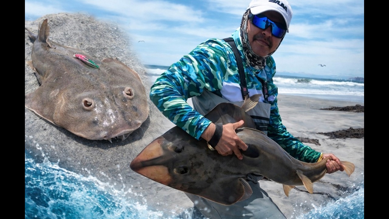 Acampamos en el desierto y PESCAMOS TIBURONES