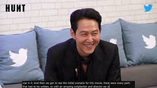 #TwitterBlueroom LIVE with #LeeJungJae and #JungWooSung for #HUNT  | Twitter