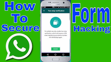 How To Secure your Whatsapp From Hacking In Urdu/Hindi
