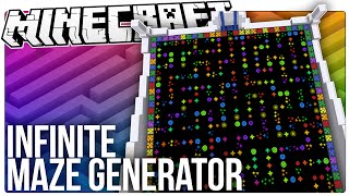 Minecraft | INFINITE MAZE GENERATOR | aMAZEing Minecraft Light Mazes