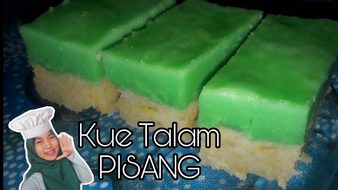 Kue talam pisang - YouTube