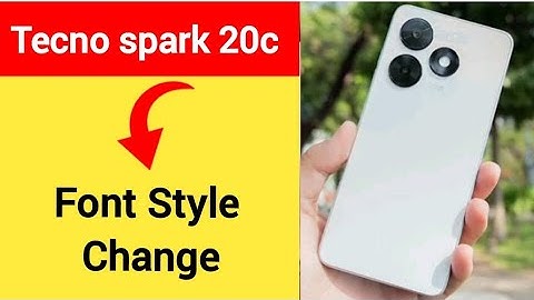 How to change font style, itel P55 me font style change kaise karen
