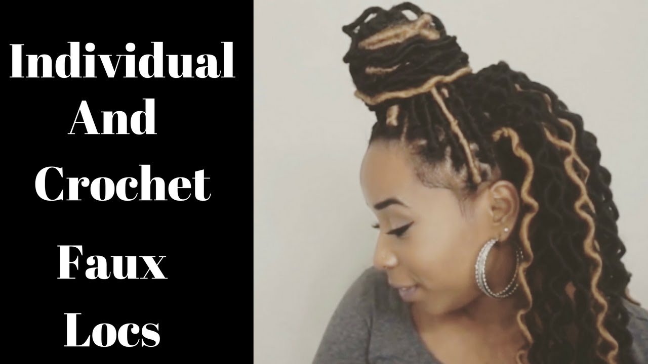 Tutorial | Individual and Crochet faux locs | Freetress Crochet Faux