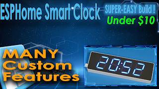 A $5 Clock Kit Became a Smart Home Assistant Clock