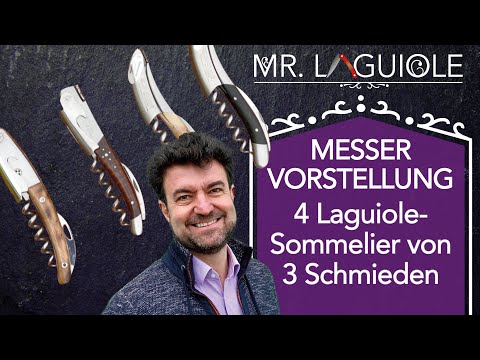 jetzt werden Unterschiede sichtbar: 4 Laguiole-Sommelier von 3 Schmieden, by Mr. Laguiole