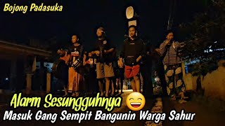 Bangunin Sahur Ke Gang Sempit Bersama Pemuda Bojong | Manuk Kepudang Musik Tanji Kuda Renggong