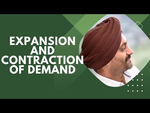 Expansion and contraction of demand- Theory of demand