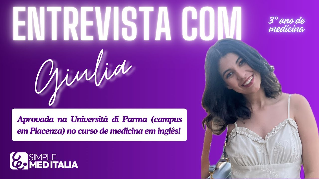 Como é estudar medicina na Universidade de Parma (campus Piacenza) na Itália? Entrevista com Giulia!