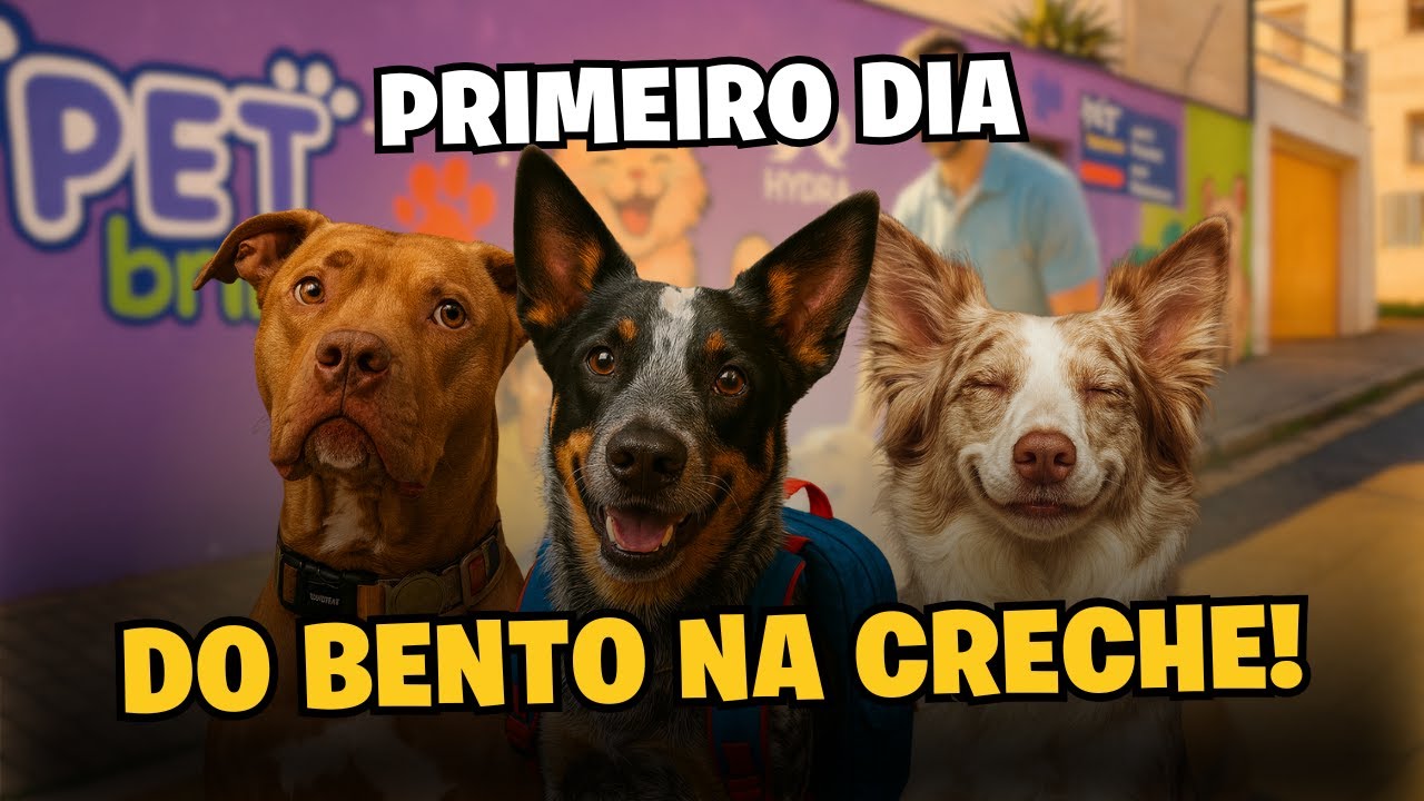 O Primeiro Dia De Aula Do Mineirinho | Como Cuidamos Dos Cachorros Num Dia Chuvoso e Frio ☁️😁