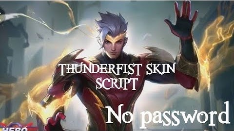 CHOU (Thunderfist bang bang) SKIN SCRIPT ~ FULL TUTORIAL ~ No password ~ JOMERMON MLBB #mlbb