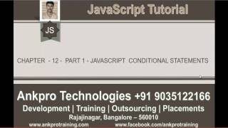 JavaScript for beginners - Chapter 12 - Conditional Statements Part 1