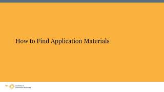 FY2021 IES Grant Application Submission Process Webinar