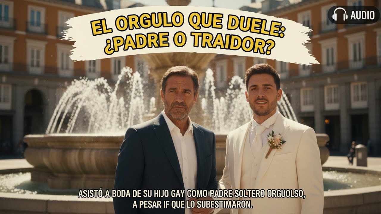 ASISTIÓ A LA BODA DE SU HIJO GAY COMO PADRE SOLTERO ORGULLOSO, AUNQUE LO SUBESTIMARON.