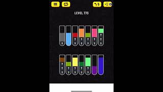 water sort puzzle level 773