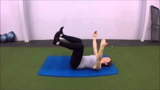 Bent Knee Deadbug with Alternating Legs