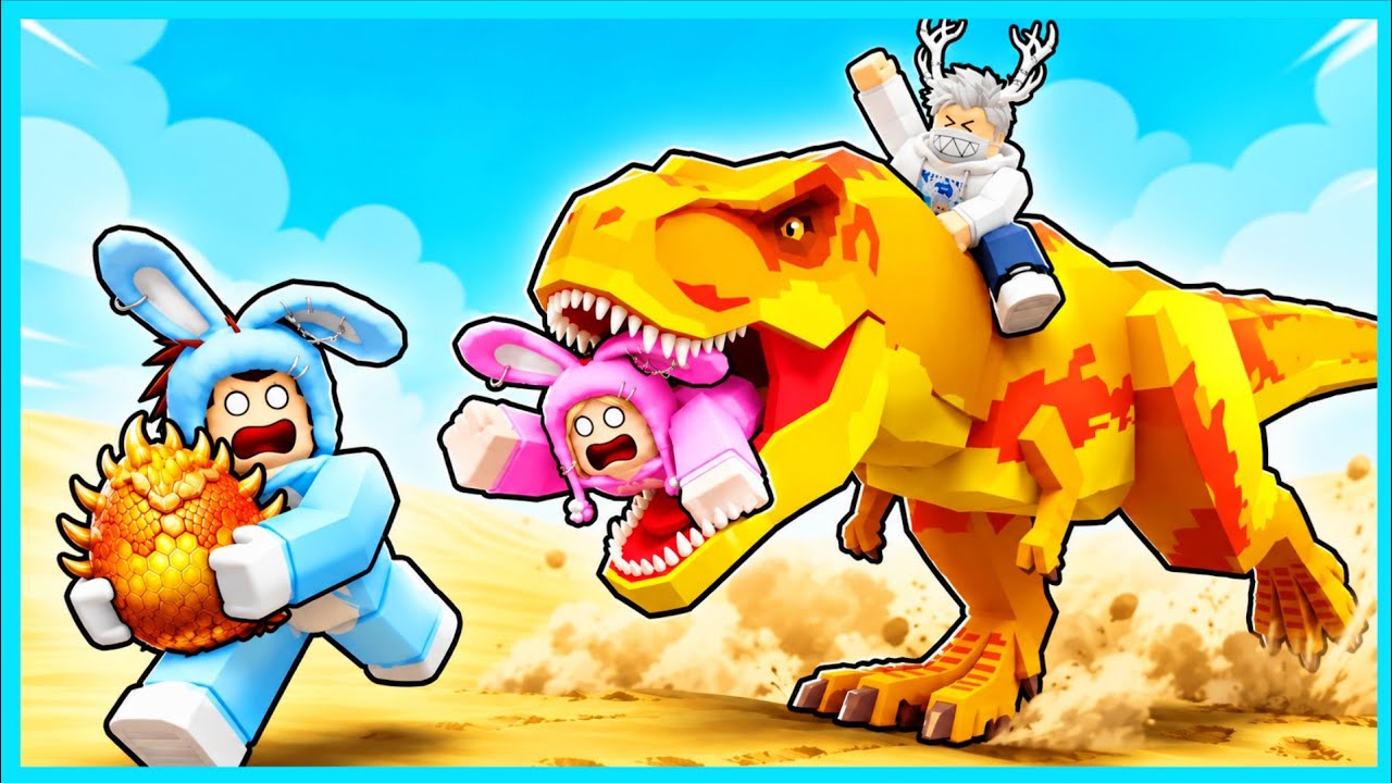 MIPAN & ZUZUZU Challenge Rebutan Telur Secret Vs AKUDAV Di Steal An Egg! ROBLOX