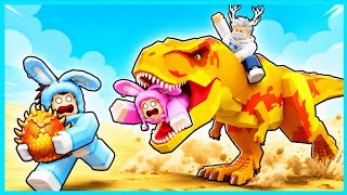 MIPAN & ZUZUZU Challenge Rebutan Telur Secret Vs AKUDAV Di Steal An Egg! ROBLOX