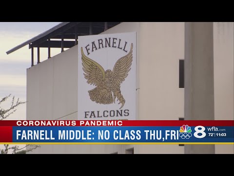 Farnell Middle School closes due to Coronavirus concerns