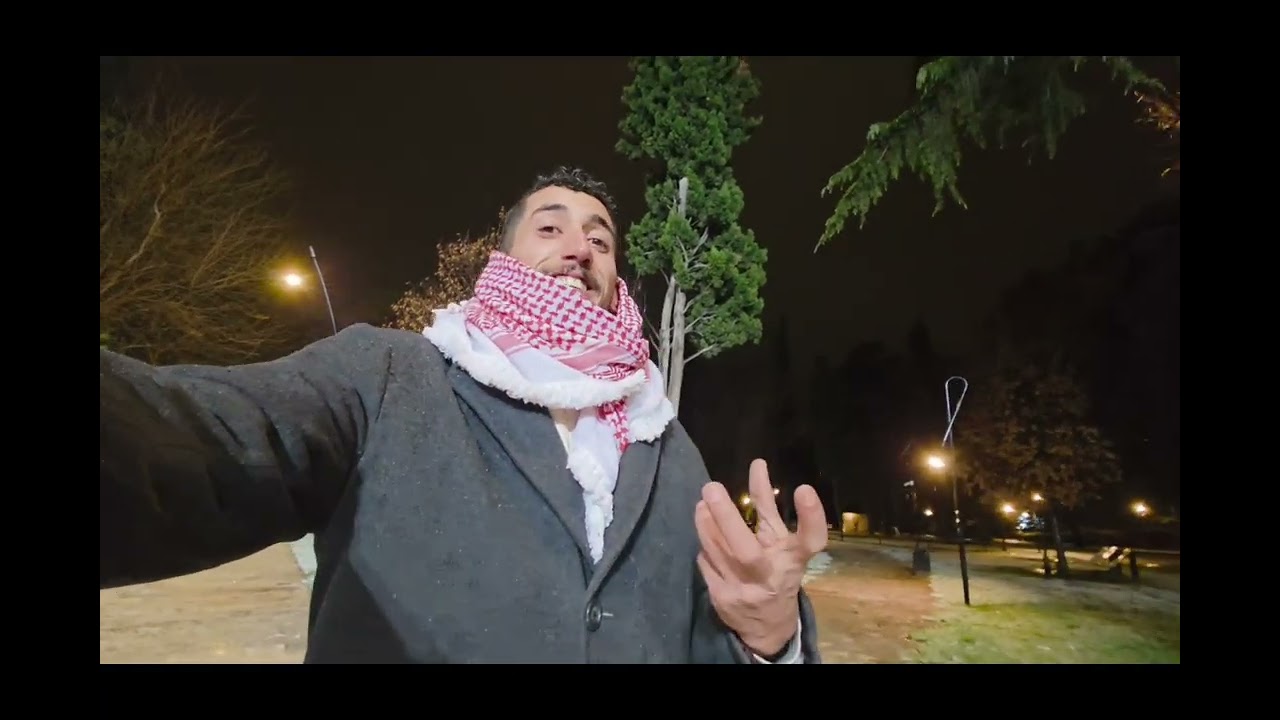 اجواء الثلج في العاصمه تبليسي 