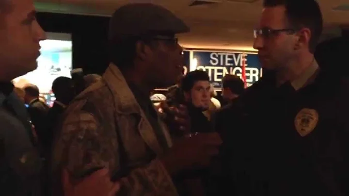 Police tell activist Derek Laney that Robert McCul...