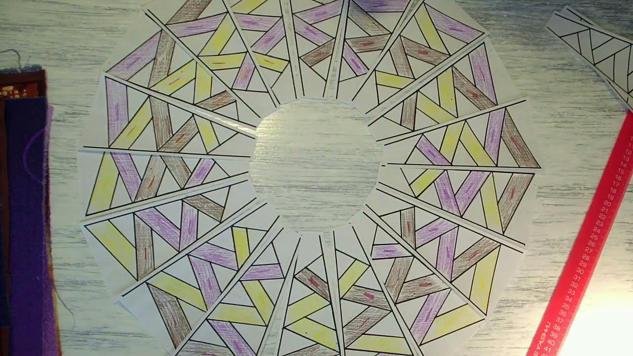 Как шить по бумаге [МАСТЕР КЛАСС для начинающих] ПЭЧВОРК