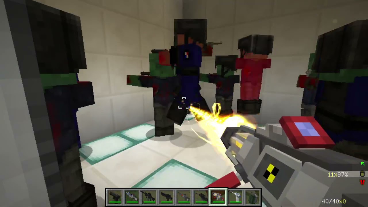 マイクラ実況 銃modで銀行強盗 Youtube