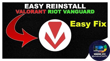🙄🔧Can we Install  Riot Vanguard After Uninstalling! | How to Reinstall Riot Vanguard [EASY METHOD]