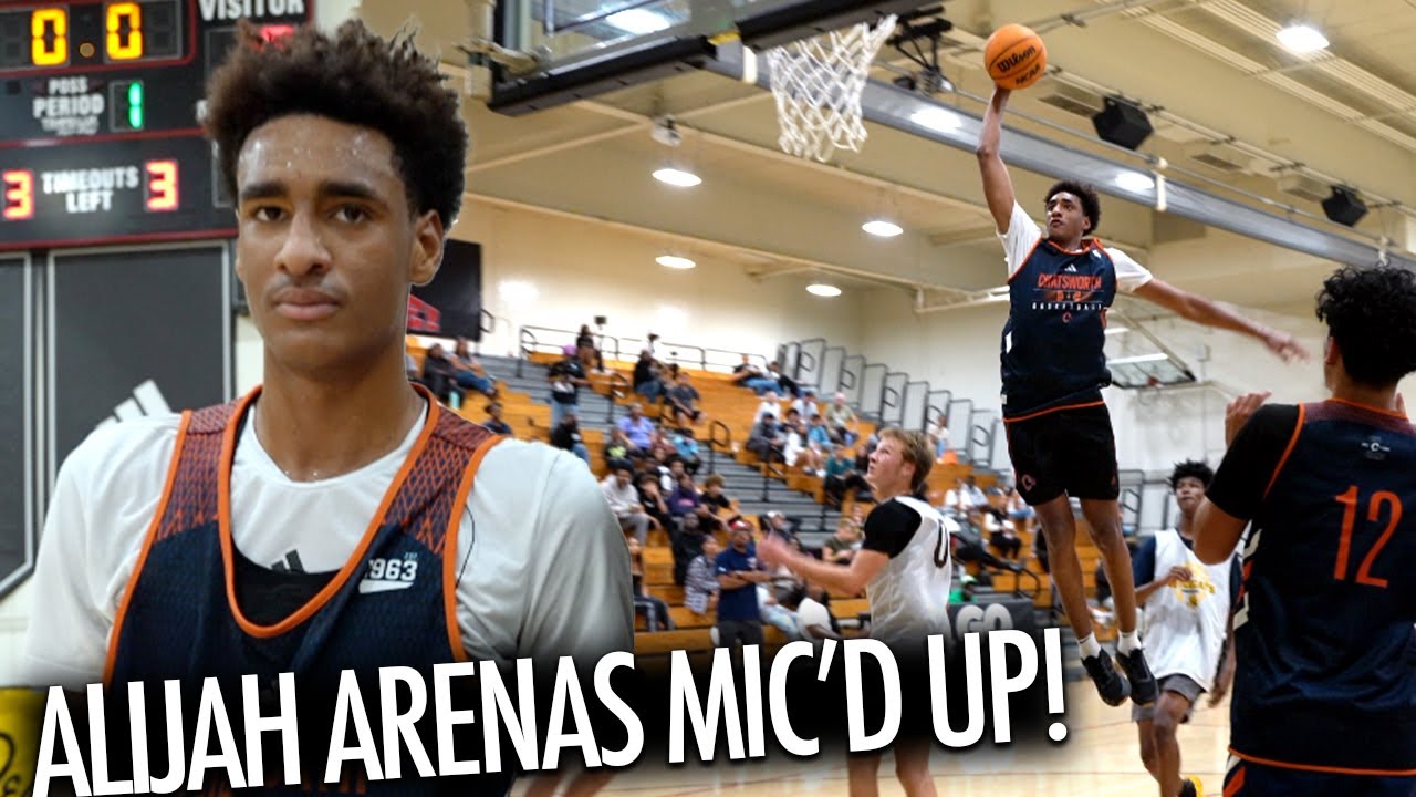 "He's Different!" - Alijah Arenas Mic'd Up 30 Point Game