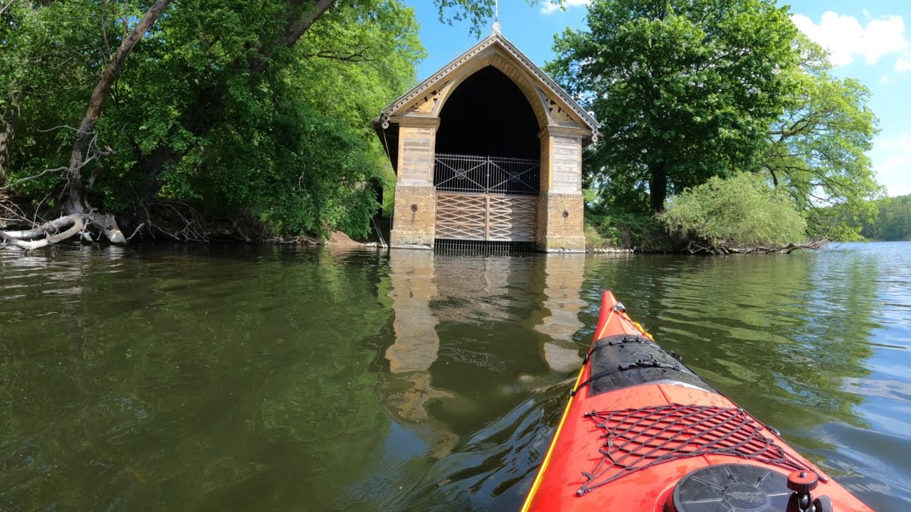 Berlin Wannsee Havel Griebnitzsee  Runde Highlights , 18 km mit dem Kajak Mai 2023