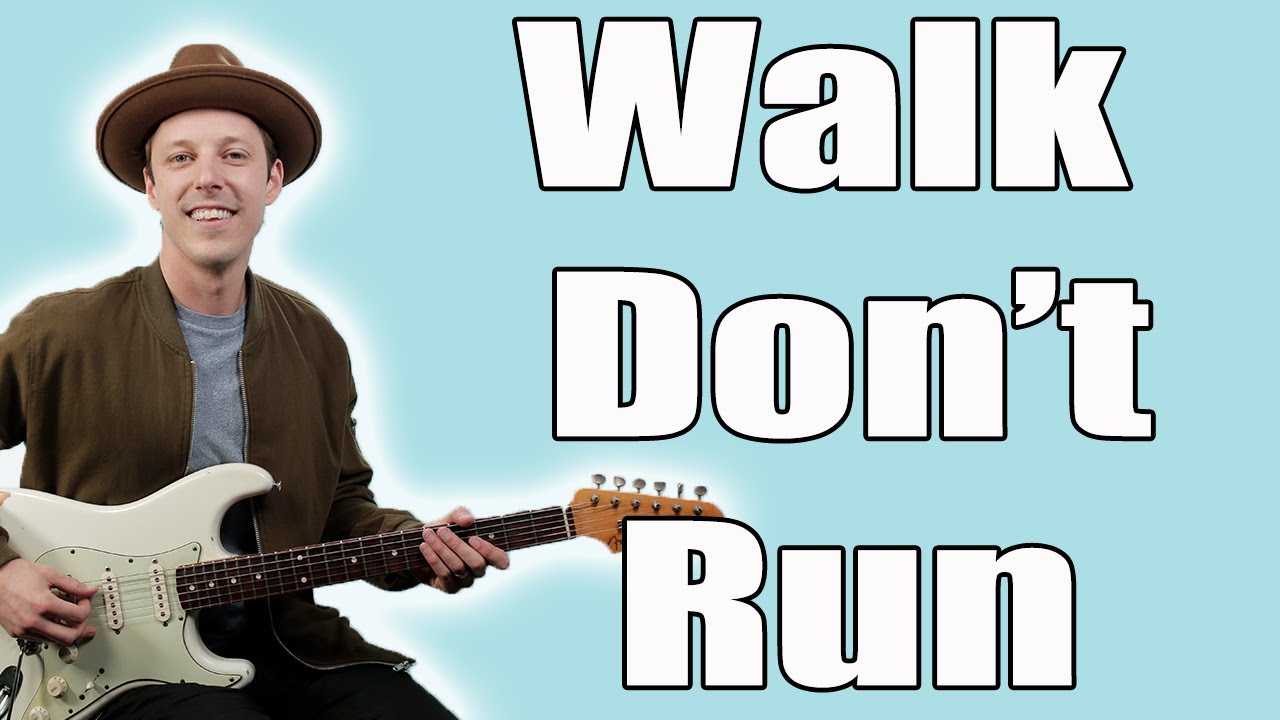 Урок игры на гитаре Ventures Walk Don't Run + обучающее видео | Часть 2 | Урок соло