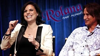 Rolana ║ Robert Carlyle and Lana Parrilla ∼ funny moments