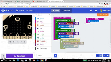 Microbit Lesson 1 and 2
