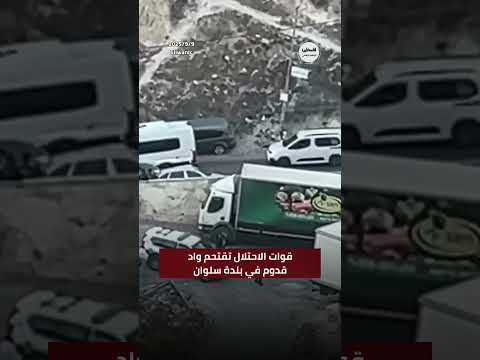 شاهد قوات الاحتلال تقتحم واد قدوم في بلدة سلوان جنوب القدس المحتلة
