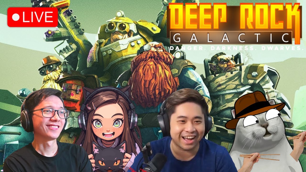 Hội Người Rà Chơi Deep Rock Galactic GAME ĐÀO ZÀNG! @PhânTíchGame @dungsenpai @HiufBeos