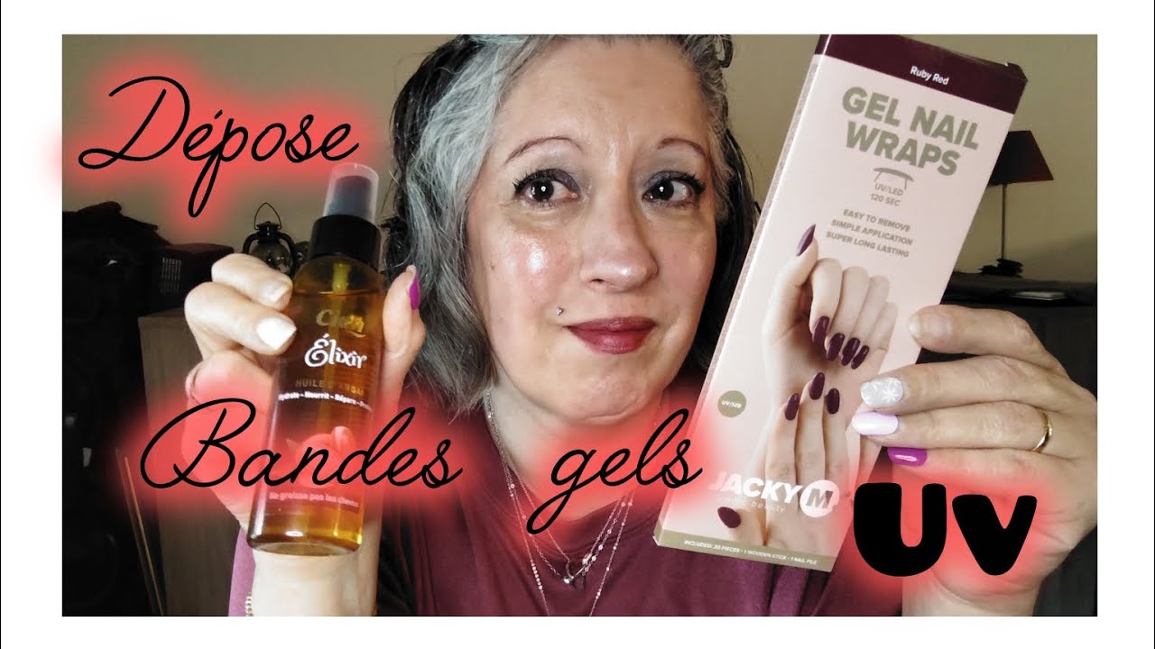 DÉPOSE   BANDES   DE   GELS  UV  comment les enlever ? #manucuregel 