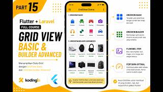 GridView Flutter! Bikin Tampilan Seperti Marketplace 🔥 ( PART 12 )
