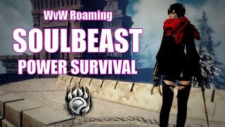 GW2 - WvW Roaming Soulbeast  - Guild Wars 2 Build - Ranger Gameplay End of Dragons