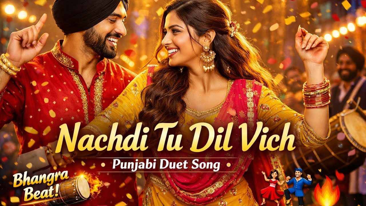 Nachdi💃🕺 Tu Dil Vich ❤️ | Punjabi Romantic Duet Song 2026 | Bhangra Love Song | Wedding Dance Hit
