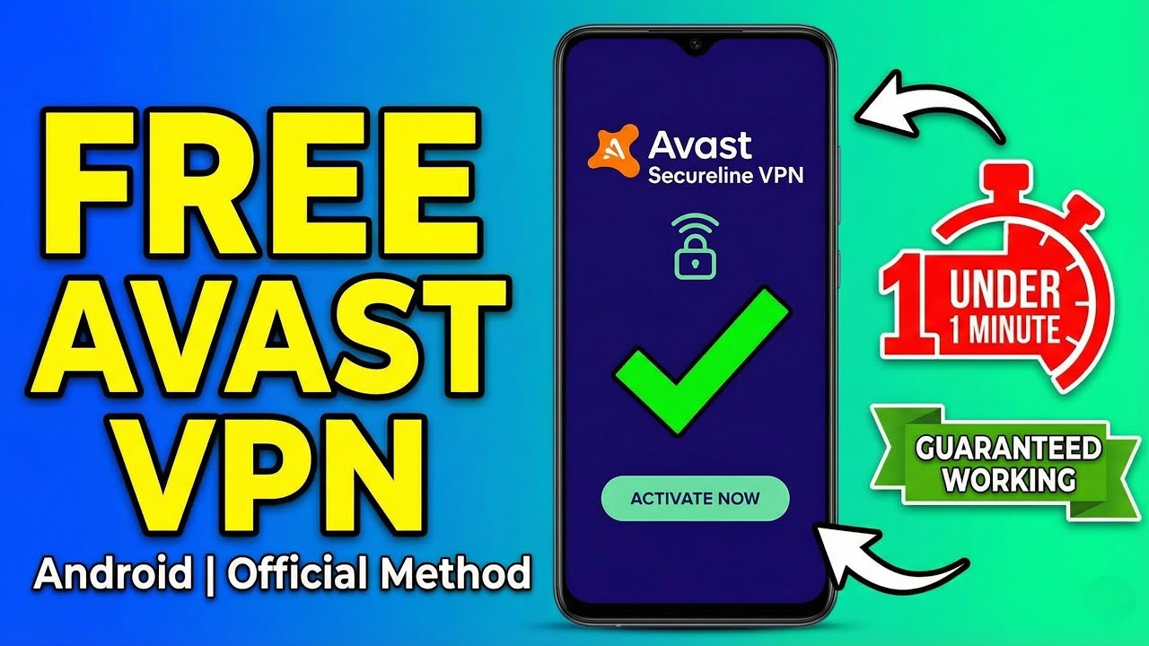 How to Activate Avast SecureLine VPN on Mobile | Official Free Trial Step-by-Step (2026) | Free VPN