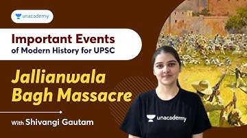 Important Events of Modern History for UPSC | Jallianwala Bagh Massacre | UPSC | Shivangi Gautam